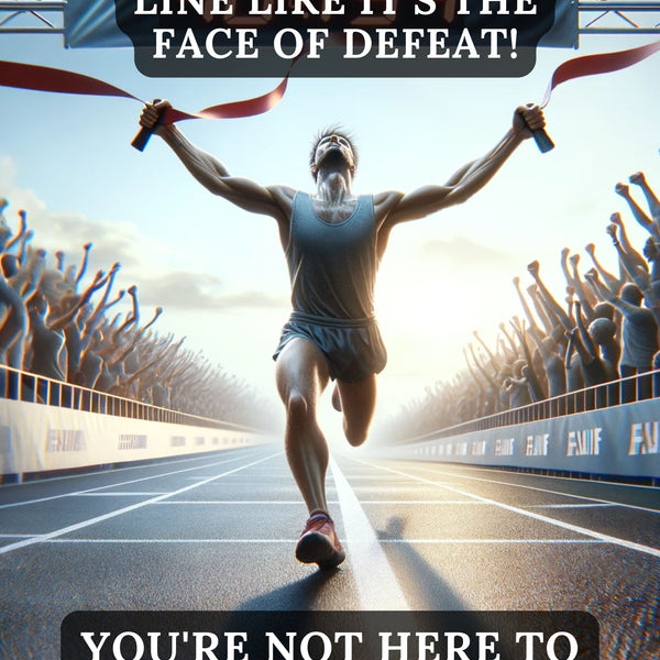Smash That Finish Line Like It's The Face Of Defeat - Printable Download - Good Morning Badass